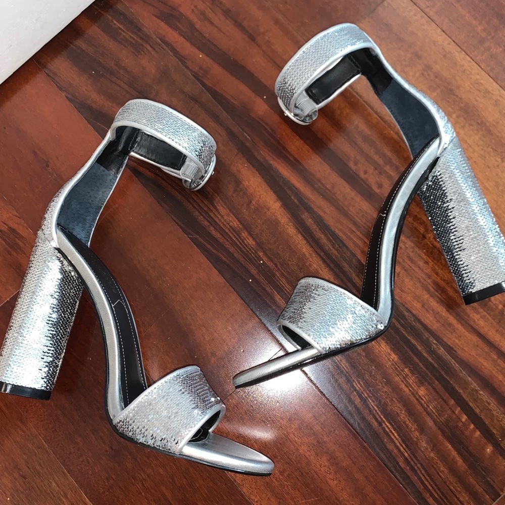Kendall + Kylie Gisel sparkly heels